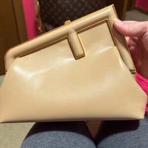 Elegant Beige Clutch Bag